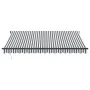Toldo retráctil automático gris antracita y blanco 400x300 cm de , Toldos - Ref: Foro24-3310232, Precio: 409,22 €, Descuento: %