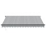 Toldo retráctil automático gris antracita y blanco 400x300 cm by , Awnings - Ref: Foro24-3310232, Price: 370,50 €, Discount: %