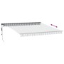 Toldo retráctil automático gris antracita y blanco 400x300 cm by , Awnings - Ref: Foro24-3310232, Price: 370,50 €, Discount: %
