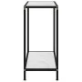 Konsolentisch aus weißem gehärtetem Glas 60x35x75 cm von vidaXL, Seitentische - Ref: Foro24-322829, Preis: 54,40 €, Rabatt: %