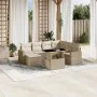 Set de sofás de jardín y cojines 8 piezas ratán sintético beige von , Gartensets - Ref: Foro24-3267438, Preis: 569,00 €, Raba...