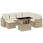 Set de sofás de jardín y cojines 8 piezas ratán sintético beige von , Gartensets - Ref: Foro24-3267438, Preis: 569,00 €, Raba...