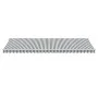Toldo retráctil automático luces LED antracita blanco 600x300cm by , Awnings - Ref: Foro24-3215791, Price: 781,56 €, Discount: %