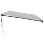 Toldo retráctil automático gris antracita y blanco 600x300 cm by , Awnings - Ref: Foro24-3310245, Price: 544,04 €, Discount: %