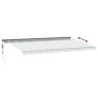 Toldo retráctil automático gris antracita y blanco 600x300 cm by , Awnings - Ref: Foro24-3310245, Price: 504,41 €, Discount: %