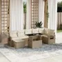 Set de sofás de jardín y cojines 8 piezas ratán sintético beige von , Gartensets - Ref: Foro24-3268058, Preis: 574,93 €, Raba...