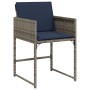 Sillones de jardín con cojines 4 uds ratán sintético gris by , Garden chairs - Ref: Foro24-4007482, Price: 163,96 €, Discount: %