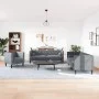 Set sofás Chesterfield con cojines 3 pzs terciopelo gris oscuro by , Sofas - Ref: Foro24-3209282, Price: 801,07 €, Discount: %