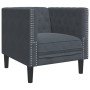 Set sofás Chesterfield con cojines 3 pzs terciopelo gris oscuro von , Sofas - Ref: Foro24-3209282, Preis: 646,99 €, Rabatt: %
