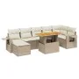 Juego de sofás de jardín con cojines beige 8 pzas ratán PE de , Conjuntos de jardín - Ref: Foro24-3275711, Precio: 584,01 €, ...