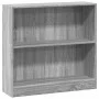 Estantería de madera de ingeniería gris Sonoma 80x24x76 cm de , Librerías y estanterías - Ref: Foro24-857831, Precio: 46,88 €...