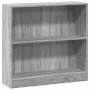 Estantería de madera de ingeniería gris Sonoma 80x24x76 cm von , Bücherregale und Regale - Ref: Foro24-857831, Preis: 47,71 €...