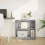Estantería de madera de ingeniería gris Sonoma 80x24x76 cm de , Librerías y estanterías - Ref: Foro24-857831, Precio: 46,88 €...