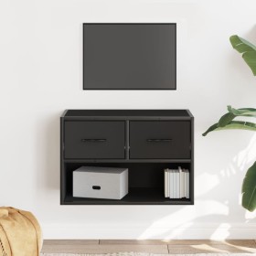 Mueble de TV metal y madera de ingeniería negro 60x31x39,5 cm von , TV-Möbel - Ref: Foro24-848909, Preis: 52,86 €, Rabatt: %