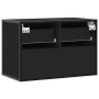 Mueble de TV metal y madera de ingeniería negro 60x31x39,5 cm von , TV-Möbel - Ref: Foro24-848909, Preis: 52,86 €, Rabatt: %
