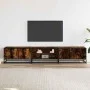 Mueble para TV madera de ingeniería roble ahumado 210x35x41 cm von , TV-Möbel - Ref: Foro24-3300782, Preis: 116,21 €, Rabatt: %