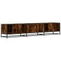 Mueble para TV madera de ingeniería roble ahumado 210x35x41 cm by , TV Furniture - Ref: Foro24-3300782, Price: 117,62 €, Disc...