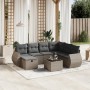 Set de sofás de jardín 8 pzas y cojines ratán sintético gris by , Garden sets - Ref: Foro24-3264156, Price: 493,85 €, Discoun...