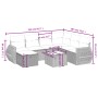 Set de sofás de jardín 8 pzas y cojines ratán sintético gris by , Garden sets - Ref: Foro24-3264156, Price: 493,85 €, Discoun...