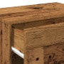 Mesita de noche de pared madera envejecida by , Nightstands - Ref: Foro24-856821, Price: 72,76 €, Discount: %