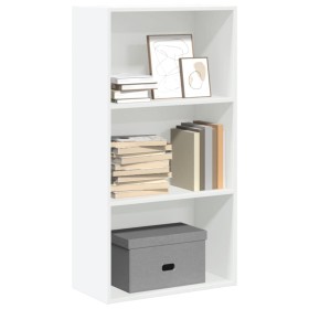 Estantería de madera de ingeniería blanca 60x30x114 cm by , Bookcases and shelves - Ref: Foro24-857899, Price: 49,02 €, Disco...