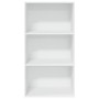 Estantería de madera de ingeniería blanca 60x30x114 cm de , Librerías y estanterías - Ref: Foro24-857899, Precio: 48,94 €, De...