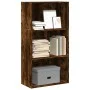 Estantería madera de ingeniería roble ahumado 60x30x114 cm de , Librerías y estanterías - Ref: Foro24-857903, Precio: 50,87 €...