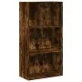 Estantería madera de ingeniería roble ahumado 60x30x114 cm de , Librerías y estanterías - Ref: Foro24-857903, Precio: 50,87 €...