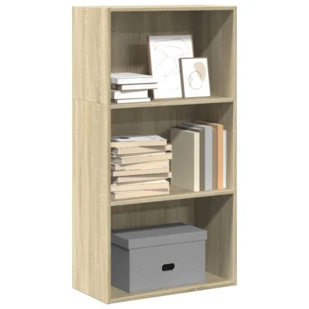 Estantería de madera de ingeniería roble Sonoma 60x30x114 cm de , Librerías y estanterías - Ref: Foro24-857901, Precio: 55,67...