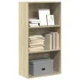 Estantería de madera de ingeniería roble Sonoma 60x30x114 cm de , Librerías y estanterías - Ref: Foro24-857901, Precio: 55,67...