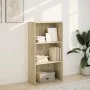 Estantería de madera de ingeniería roble Sonoma 60x30x114 cm de , Librerías y estanterías - Ref: Foro24-857901, Precio: 55,67...