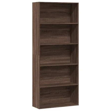 Estantería madera ingeniería roble marrón 80x30x189 cm von , Bücherregale und Regale - Ref: Foro24-3314675, Preis: 92,77 €, R...