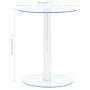 Transparenter Couchtisch aus gehärtetem Glas 40 cm von vidaXL, Couchtisch - Ref: Foro24-322780, Preis: 43,32 €, Rabatt: %