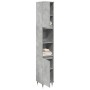 Armario de baño madera contrachapada gris hormigón 30x30x190 cm by , Bathroom furniture - Ref: Foro24-857195, Price: 78,27 €,...