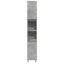 Armario de baño madera contrachapada gris hormigón 30x30x190 cm by , Bathroom furniture - Ref: Foro24-857195, Price: 78,27 €,...