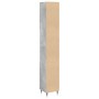 Armario de baño madera contrachapada gris hormigón 30x30x190 cm by , Bathroom furniture - Ref: Foro24-857195, Price: 78,27 €,...