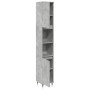 Armario de baño madera contrachapada gris hormigón 30x30x190 cm by , Bathroom furniture - Ref: Foro24-857195, Price: 78,27 €,...