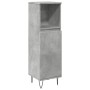 Armario de baño madera contrachapada gris hormigón 30x30x100 cm by , Bathroom furniture - Ref: Foro24-857207, Price: 47,23 €,...