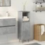 Armario de baño madera contrachapada gris hormigón 30x30x100 cm by , Bathroom furniture - Ref: Foro24-857207, Price: 46,32 €,...