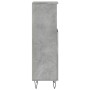 Armario de baño madera contrachapada gris hormigón 30x30x100 cm by , Bathroom furniture - Ref: Foro24-857207, Price: 47,23 €,...