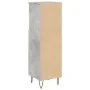 Armario de baño madera contrachapada gris hormigón 30x30x100 cm by , Bathroom furniture - Ref: Foro24-857207, Price: 46,32 €,...