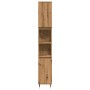 Armario de baño madera contrachapada roble artisan 30x30x190 cm by , Bathroom furniture - Ref: Foro24-857197, Price: 106,03 €...