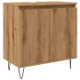 Armario de baño madera de ingeniería roble artisan 58x33x60 cm by , Bathroom furniture - Ref: Foro24-857218, Price: 55,09 €, ...