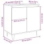 Armario de baño madera de ingeniería roble artisan 58x33x60 cm by , Bathroom furniture - Ref: Foro24-857218, Price: 55,09 €, ...