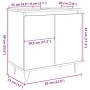 Armario de baño madera de ingeniería roble artisan 58x33x60 cm by , Bathroom furniture - Ref: Foro24-857218, Price: 47,18 €, ...