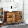 Mueble de baño madera de ingeniería envejecida 80x33x60 cm de , Muebles de baño - Ref: Foro24-857232, Precio: 118,85 €, Descu...