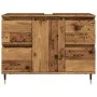 Mueble de baño madera de ingeniería envejecida 80x33x60 cm de , Muebles de baño - Ref: Foro24-857232, Precio: 118,85 €, Descu...