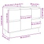 Mueble de baño madera de ingeniería envejecida 80x33x60 cm de , Muebles de baño - Ref: Foro24-857232, Precio: 132,01 €