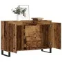 Aparador de madera de ingeniería envejecida 104x35x70 cm de , Tocadores de baño - Ref: Foro24-857266, Precio: 92,88 €, Descue...