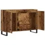 Aparador de madera de ingeniería envejecida 104x35x70 cm de , Tocadores de baño - Ref: Foro24-857266, Precio: 92,88 €, Descue...